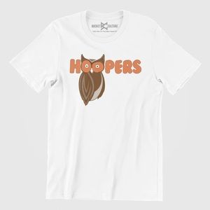 Bucket Culture Screened S/S T-shirt “Hoopers” White Men’s Size M